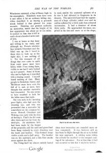 This image is a facsimile of page 367 of the first installment of The War of the Worlds as it was published in Pearson’s Magazine in April of 1897.