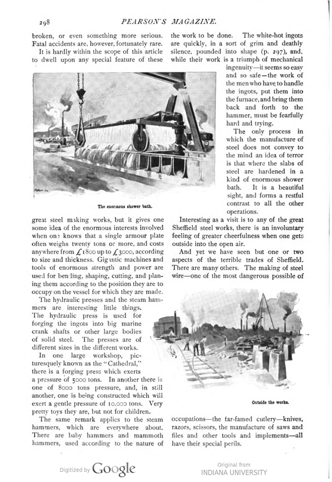 This image is a facsimile of page 298 of the March 1897 issue of Pearson’s Magazine.